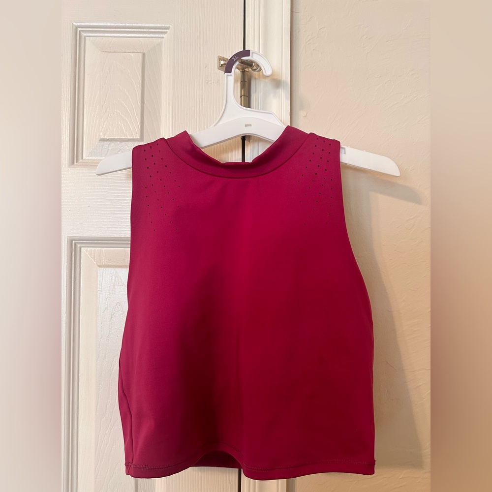 All in Motion hot pink exercise top with built in bra. Size XL